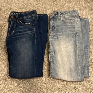 2 Pairs of American Eagle Jeans